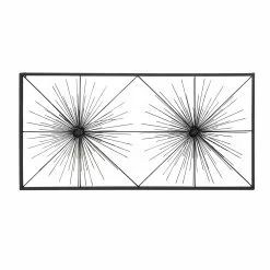 Grayson Lane 24-in H X 48-in W Black Metal Modern/Contemporary Ornamental Wall Accent -GRAYSON LANE SHOP 330901876 AlternateImage7