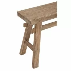 Grayson Lane Rustic Natural Wood Brown Accent Bench