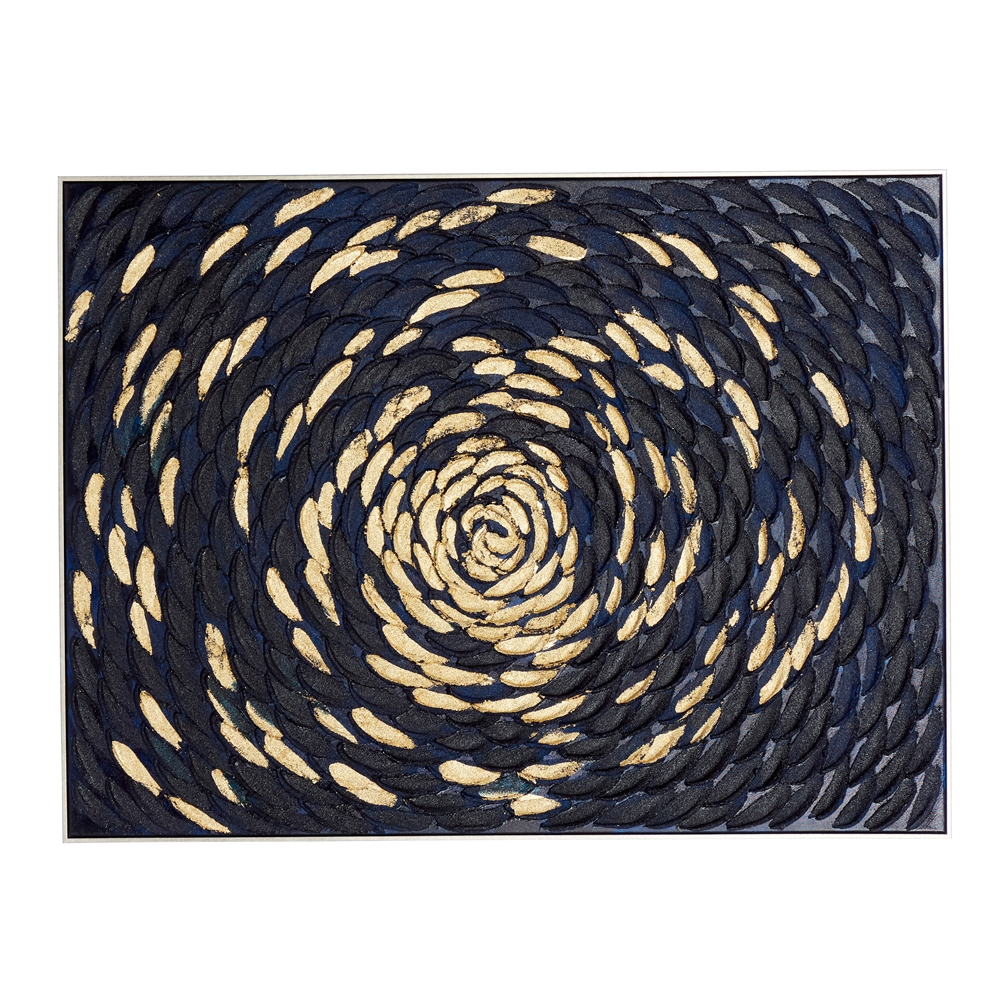 Grayson Lane White Wood Framed 35.5-in H X 47.25-in W Abstract Canvas Painting 4 Grayson Lane White Wood Framed 35.5-in H X 47.25-in W Abstract Canvas Painting - Image 4