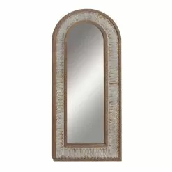 Grayson Lane 58.5-in L X 26-in W Farmhouse Arch Gold Framed Wall Mirror 9 Grayson Lane 58.5-in L X 26-in W Farmhouse Arch Gold Framed Wall Mirror -GRAYSON LANE SHOP 330901906 MainImage 001