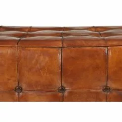 Grayson Lane Industrial Caramel Brown And Teak Accent Bench -GRAYSON LANE SHOP 330901920 AlternateImage3