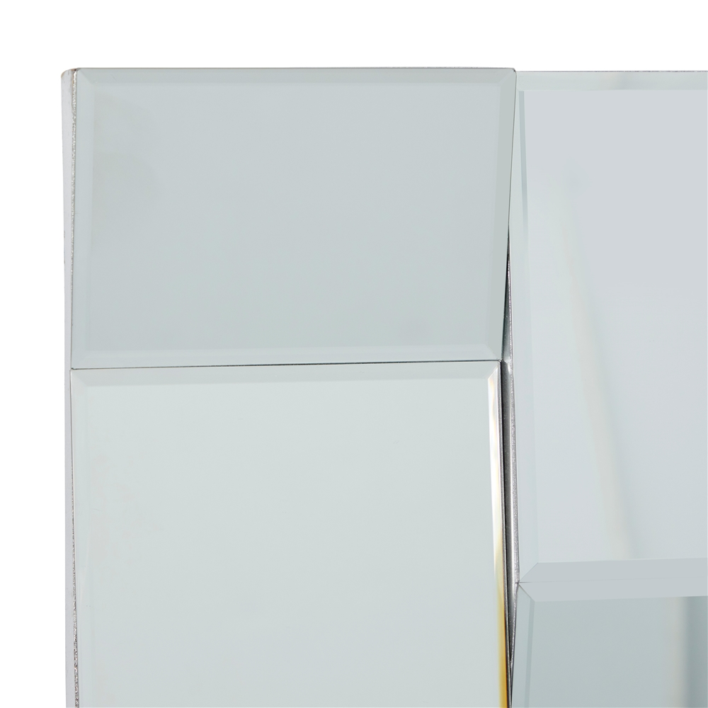 Grayson Lane 39-in L X 35.5-in W Glam Square Silver Framed Wall Mirror 1 Grayson Lane 39-in L X 35.5-in W Glam Square Silver Framed Wall Mirror