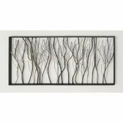 Grayson Lane 22-in H X 48-in W Green Metal Modern/Contemporary Floral And Botanical Wall Accent