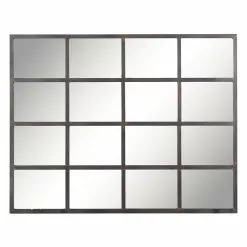 Grayson Lane 45-in L X 35.38-in W Industrial Rectangle Brown Framed Wall Mirror -GRAYSON LANE SHOP 330901946 AlternateImage5