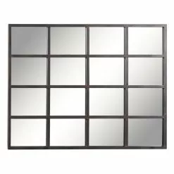 Grayson Lane 45-in L X 35.38-in W Industrial Rectangle Brown Framed Wall Mirror -GRAYSON LANE SHOP 330901946 MainImage 001