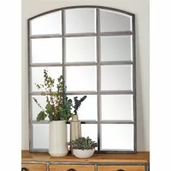 Grayson Lane 48-in L X 36-in W Industrial Arch Clear Framed Wall Mirror 13 Grayson Lane 48-in L X 36-in W Industrial Arch Clear Framed Wall Mirror -GRAYSON LANE SHOP 330901949 AlternateImage1