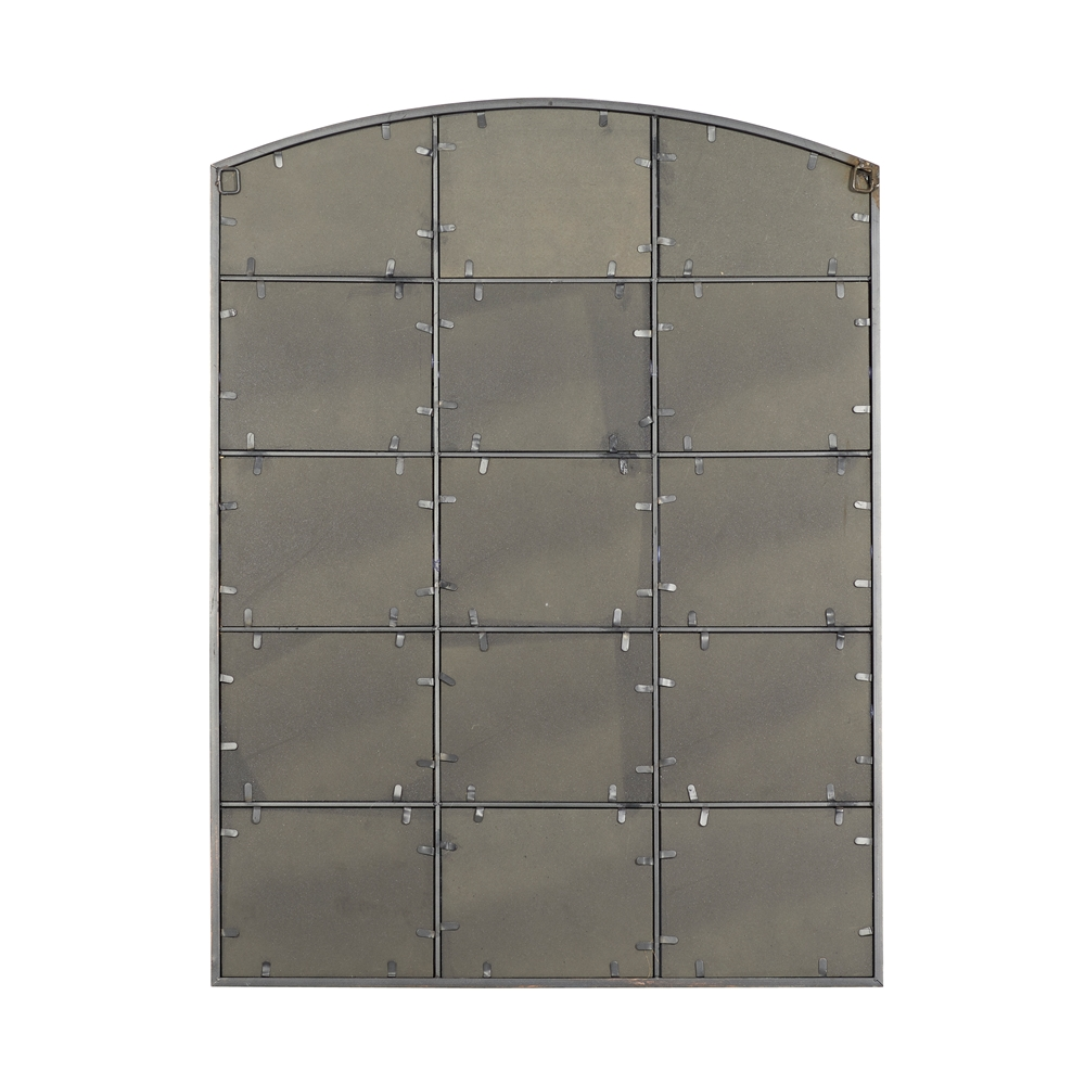 Grayson Lane 48-in L X 36-in W Industrial Arch Clear Framed Wall Mirror 2 Grayson Lane 48-in L X 36-in W Industrial Arch Clear Framed Wall Mirror - Image 2