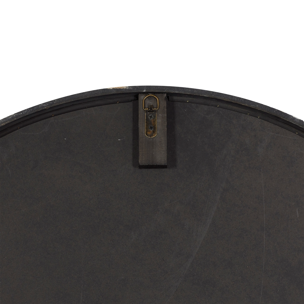 Grayson Lane 40-in L X 40-in W Vintage Round White Framed Wall Mirror 1 Grayson Lane 40-in L X 40-in W Vintage Round White Framed Wall Mirror