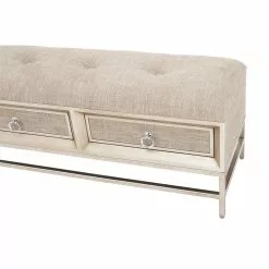 Grayson Lane Industrial Beige/Light Brown Storage Bench -GRAYSON LANE SHOP 330901954 AlternateImage3