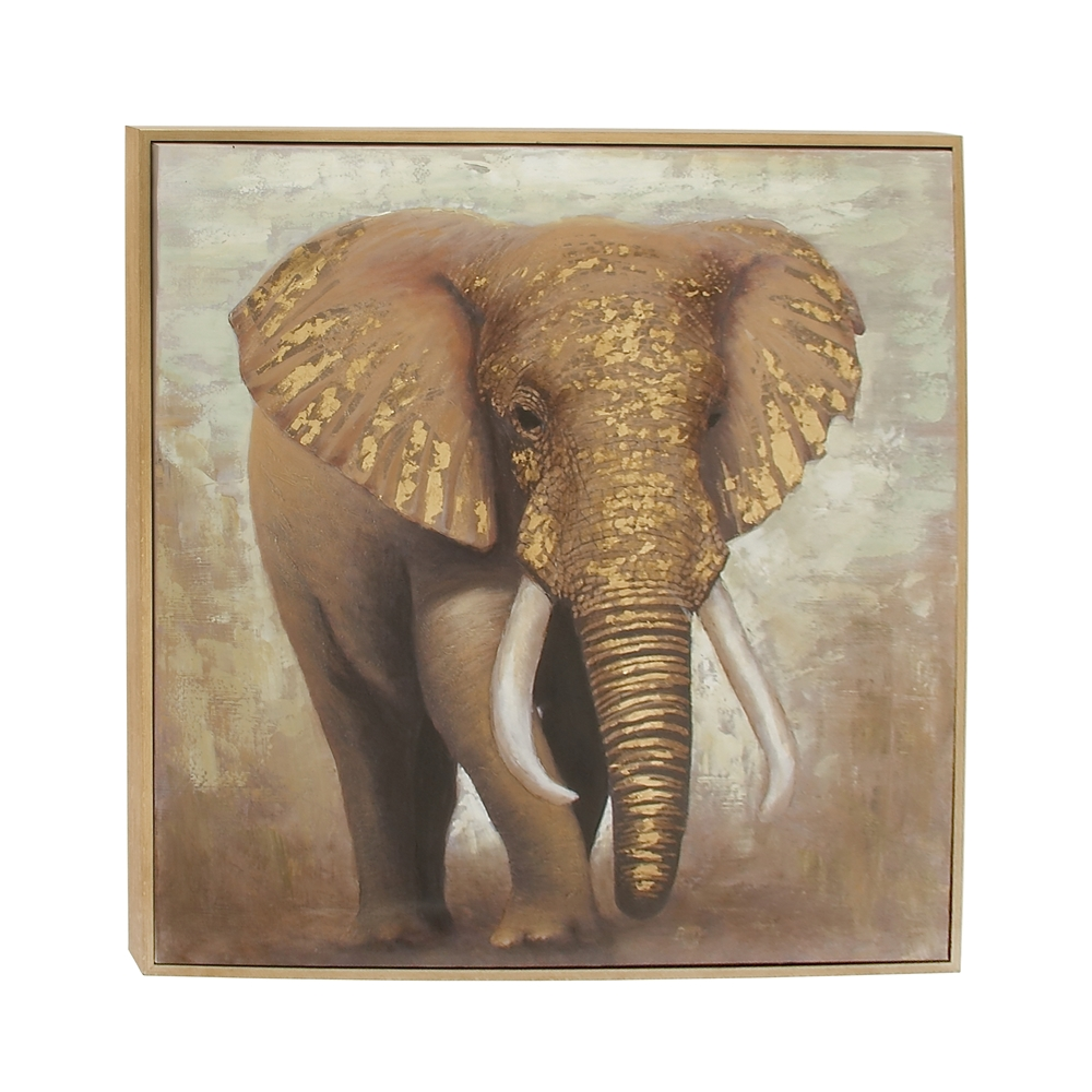 Grayson Lane Gold Wood Framed 47-in H X 47-in W Animals Canvas Print 2 Grayson Lane Gold Wood Framed 47-in H X 47-in W Animals Canvas Print - Image 2