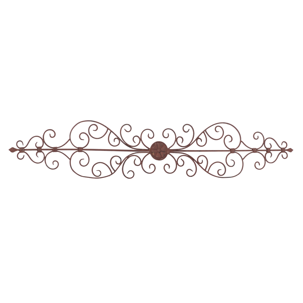 Grayson Lane 1-in H X 44-in W Brown Metal Transitional Ornamental Wall Accent 5 Grayson Lane 1-in H X 44-in W Brown Metal Transitional Ornamental Wall Accent - Image 5