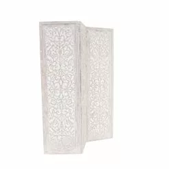 Grayson Lane 3-Panel White Mango Wood Folding Farmhouse Style Room Divider -GRAYSON LANE SHOP 330901968 AlternateImage5