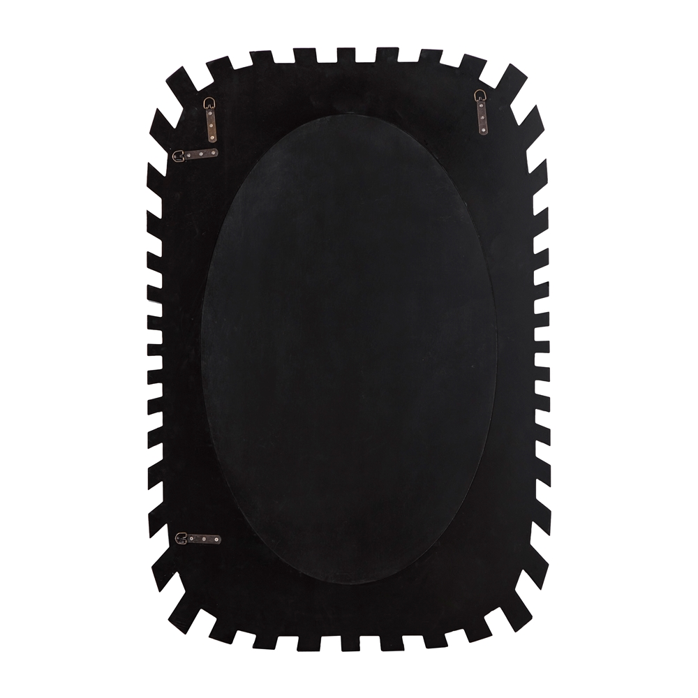 Grayson Lane 31.38-in L X 47.5-in W Glam Oval Clear Framed Wall Mirror 2 Grayson Lane 31.38-in L X 47.5-in W Glam Oval Clear Framed Wall Mirror - Image 2