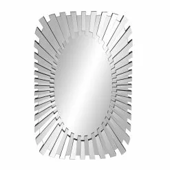 Grayson Lane 31.38-in L X 47.5-in W Glam Oval Clear Framed Wall Mirror 9 Grayson Lane 31.38-in L X 47.5-in W Glam Oval Clear Framed Wall Mirror -GRAYSON LANE SHOP 330901977 MainImage 001
