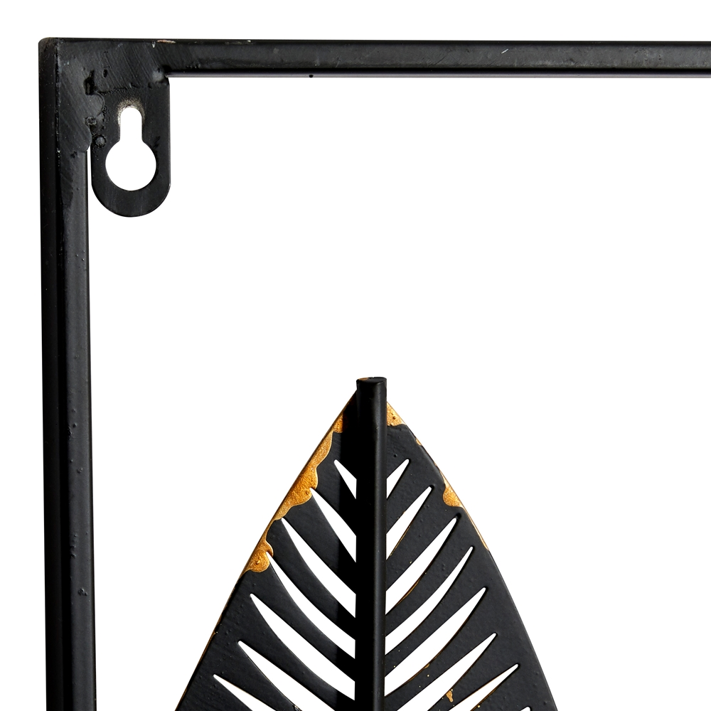 Grayson Lane 31.5-in H X 47-in W Multicoloured Metal Modern/Contemporary Floral And Botanical Wall Accent 3 Grayson Lane 31.5-in H X 47-in W Multicoloured Metal Modern/Contemporary Floral And Botanical Wall Accent - Image 3