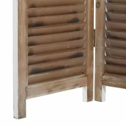 Grayson Lane 3-Panel Cream Wood Folding Farmhouse Style Room Divider -GRAYSON LANE SHOP 330901989 AlternateImage3