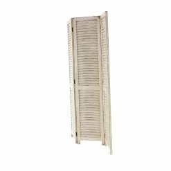 Grayson Lane 3-Panel Cream Wood Folding Farmhouse Style Room Divider -GRAYSON LANE SHOP 330901989 AlternateImage6