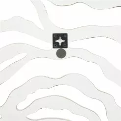 Grayson Lane 45-in L X 45-in W Coastal Round White Framed Wall Mirror