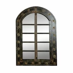 Grayson Lane 48-in L X 32-in W Rustic Arch Brown Framed Wall Mirror -GRAYSON LANE SHOP 330901999 AlternateImage5