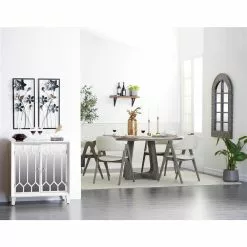 Grayson Lane 48-in L X 32-in W Rustic Arch Brown Framed Wall Mirror -GRAYSON LANE SHOP 330901999 AlternateImage8