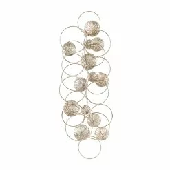 Grayson Lane 16-in H X 48-in W Copper Metal Modern/Contemporary Ornamental Wall Accent