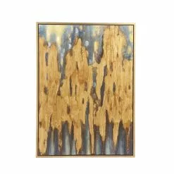Grayson Lane Gold Wood Framed 47-in H X 36-in W Abstract Brown Canvas Painting 8 Grayson Lane Gold Wood Framed 47-in H X 36-in W Abstract Brown Canvas Painting -GRAYSON LANE SHOP 330902005 AlternateImage5