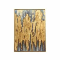Grayson Lane Gold Wood Framed 47-in H X 36-in W Abstract Brown Canvas Painting 7 Grayson Lane Gold Wood Framed 47-in H X 36-in W Abstract Brown Canvas Painting -GRAYSON LANE SHOP 330902005 MainImage 001