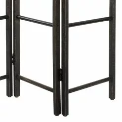 Grayson Lane 3-Panel White Metal And Wood Folding Country Style Room Divider -GRAYSON LANE SHOP 330902013 AlternateImage4