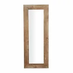 Grayson Lane 71-in L X 27.63-in W Rustic Rectangle Brown Framed Wall Mirror -GRAYSON LANE SHOP 330902019 MainImage 001