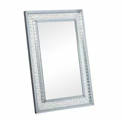 Grayson Lane 47.25-in L X 31.5-in W Glam Rectangle Blue Framed Wall Mirror 7 Grayson Lane 47.25-in L X 31.5-in W Glam Rectangle Blue Framed Wall Mirror -GRAYSON LANE SHOP 330902020 AlternateImage5