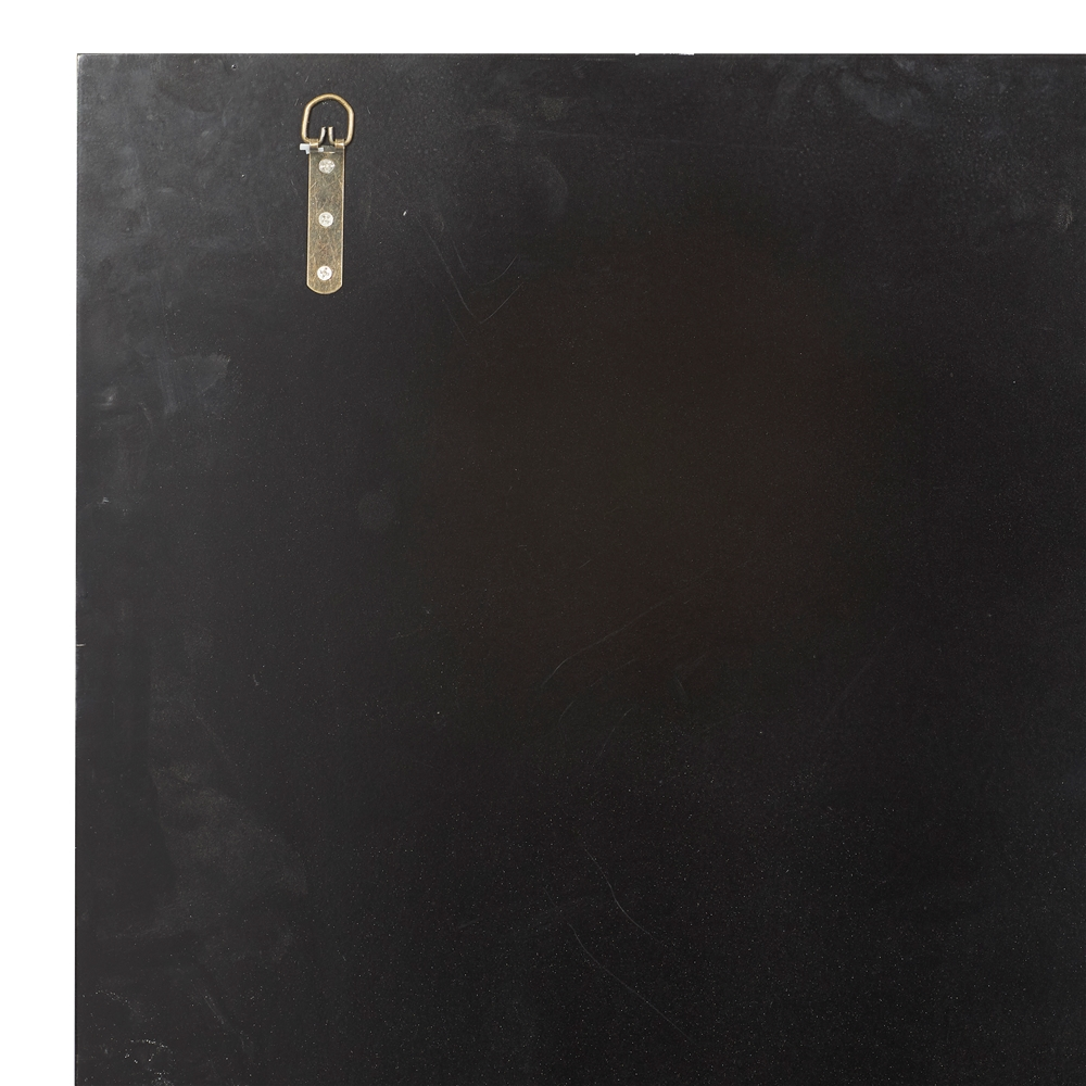 Grayson Lane 47.25-in L X 31.5-in W Glam Rectangle Blue Framed Wall Mirror 4 Grayson Lane 47.25-in L X 31.5-in W Glam Rectangle Blue Framed Wall Mirror - Image 4