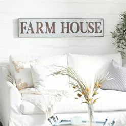 Grayson Lane 10-in H X 48-in W Brown Metal Farmhouse/Rustic Words And Text Wall Accent -GRAYSON LANE SHOP 330902029 AlternateImage2