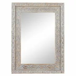 Grayson Lane 48-in L X 35.5-in W Vintage Rectangle Brown Framed Wall Mirror -GRAYSON LANE SHOP 330902034 MainImage 001