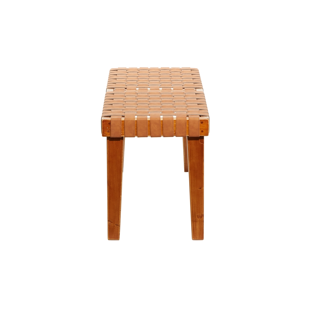 Grayson Lane Rustic Brown Accent Bench 2 Grayson Lane Rustic Brown Accent Bench - Image 2