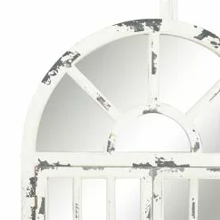 Grayson Lane 46-in L X 26-in W Vintage Arch White Framed Wall Mirror 10 Grayson Lane 46-in L X 26-in W Vintage Arch White Framed Wall Mirror -GRAYSON LANE SHOP 330902039 AlternateImage3