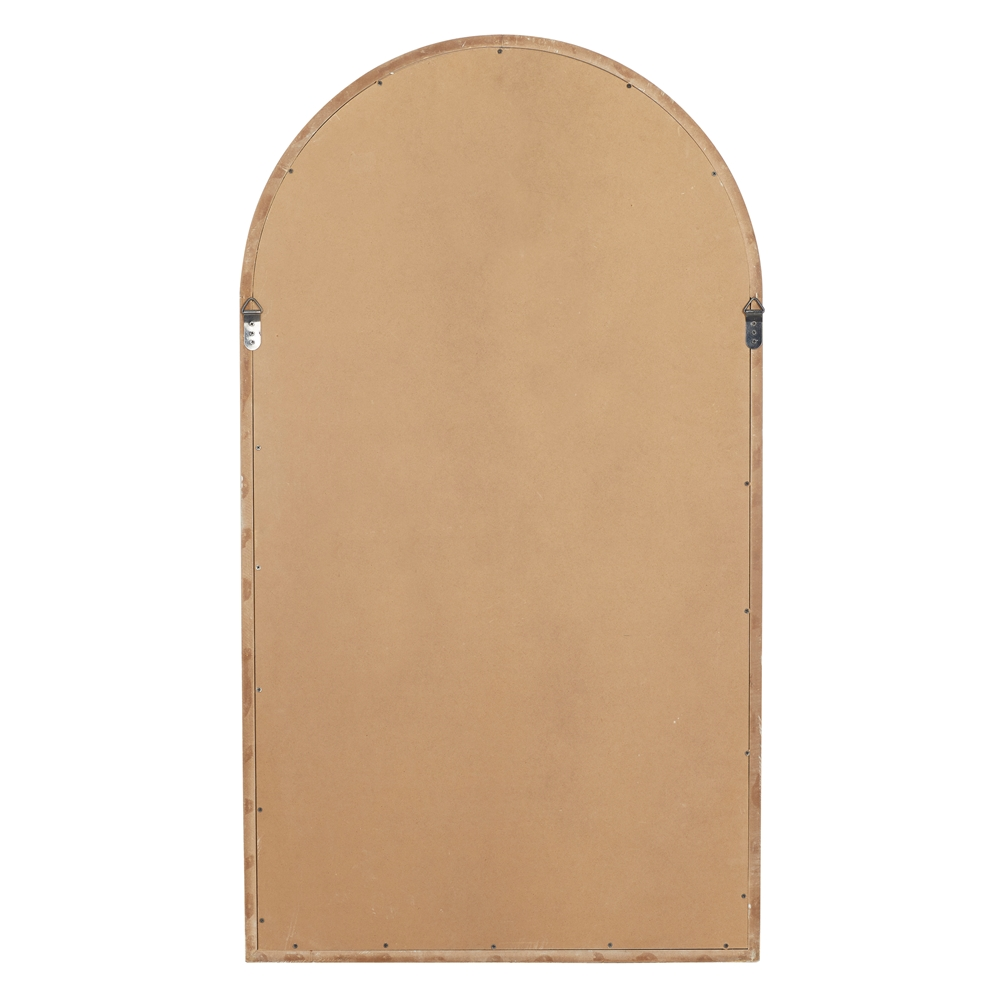Grayson Lane 46-in L X 26-in W Vintage Arch White Framed Wall Mirror 4 Grayson Lane 46-in L X 26-in W Vintage Arch White Framed Wall Mirror - Image 4