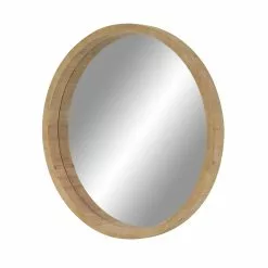 Grayson Lane 39.5-in L X 39.5-in W Natural Round Brown Framed Wall Mirror 13 Grayson Lane 39.5-in L X 39.5-in W Natural Round Brown Framed Wall Mirror -GRAYSON LANE SHOP 330902041 AlternateImage5
