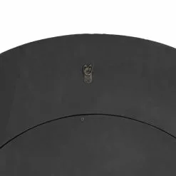 Grayson Lane 39.19-in L X 39.19-in W Coastal Round Grey Framed Wall Mirror