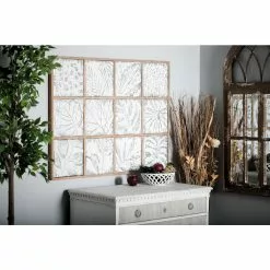 Grayson Lane Grey Wood Framed 32-in H X 43-in W Floral Metal Wall Panel 9 Grayson Lane Grey Wood Framed 32-in H X 43-in W Floral Metal Wall Panel -GRAYSON LANE SHOP 330902058 AlternateImage3