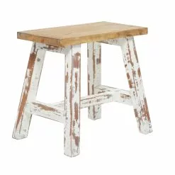 Grayson Lane 20-in X 18-in Farmhouse Light Brown Wood Bench -GRAYSON LANE SHOP 330940676 AlternateImage5