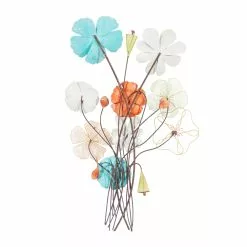 Grayson Lane 18-in X 37-in Multicoloured Metal Eclectic Floral Wall Decor -GRAYSON LANE SHOP 330940684 AlternateImage8