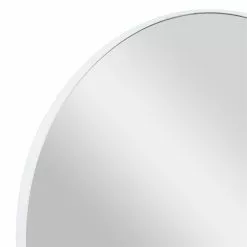 Grayson Lane 24-in X 24-in Round White Contemporary Framed Wall Mirror -GRAYSON LANE SHOP 330940687 AlternateImage3