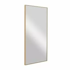 Grayson Lane 36-in X 18-in Rectangle Gold Contemporary Framed Wall Mirror -GRAYSON LANE SHOP 330940704 AlternateImage5