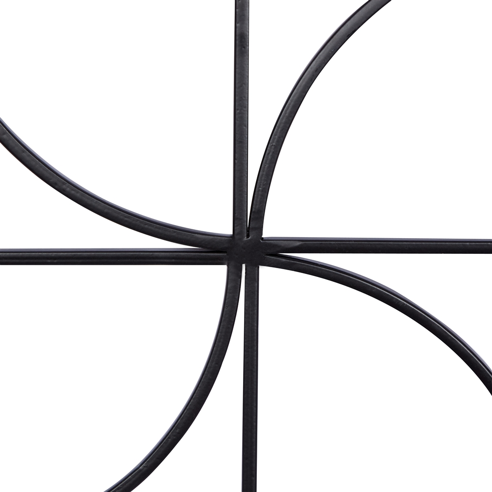 Grayson Lane 20-in X 20-in Brown Metal Contemporary Wall Decor - Set Of 2 4 Grayson Lane 20-in X 20-in Brown Metal Contemporary Wall Decor - Set Of 2 - Image 4