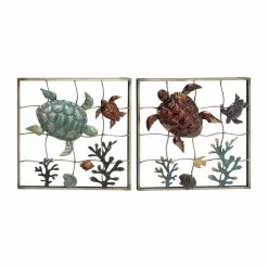 Grayson Lane 20-in X 20-in Gold Metal Coastal Sea Life Wall Decor - Set Of 2 9 Grayson Lane 20-in X 20-in Gold Metal Coastal Sea Life Wall Decor - Set Of 2 -GRAYSON LANE SHOP 330940709 AlternateImage7