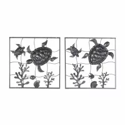 Grayson Lane 20-in X 20-in Gold Metal Coastal Sea Life Wall Decor - Set Of 2 8 Grayson Lane 20-in X 20-in Gold Metal Coastal Sea Life Wall Decor - Set Of 2 -GRAYSON LANE SHOP 330940709 AlternateImage8