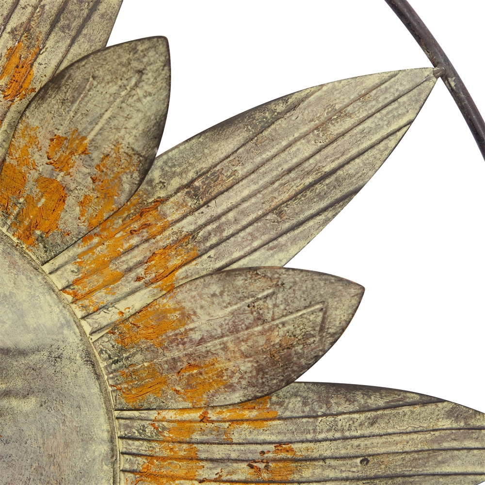 Grayson Lane 30-in Brown Metal Rustic Wall Decor 4 Grayson Lane 30-in Brown Metal Rustic Wall Decor - Image 4