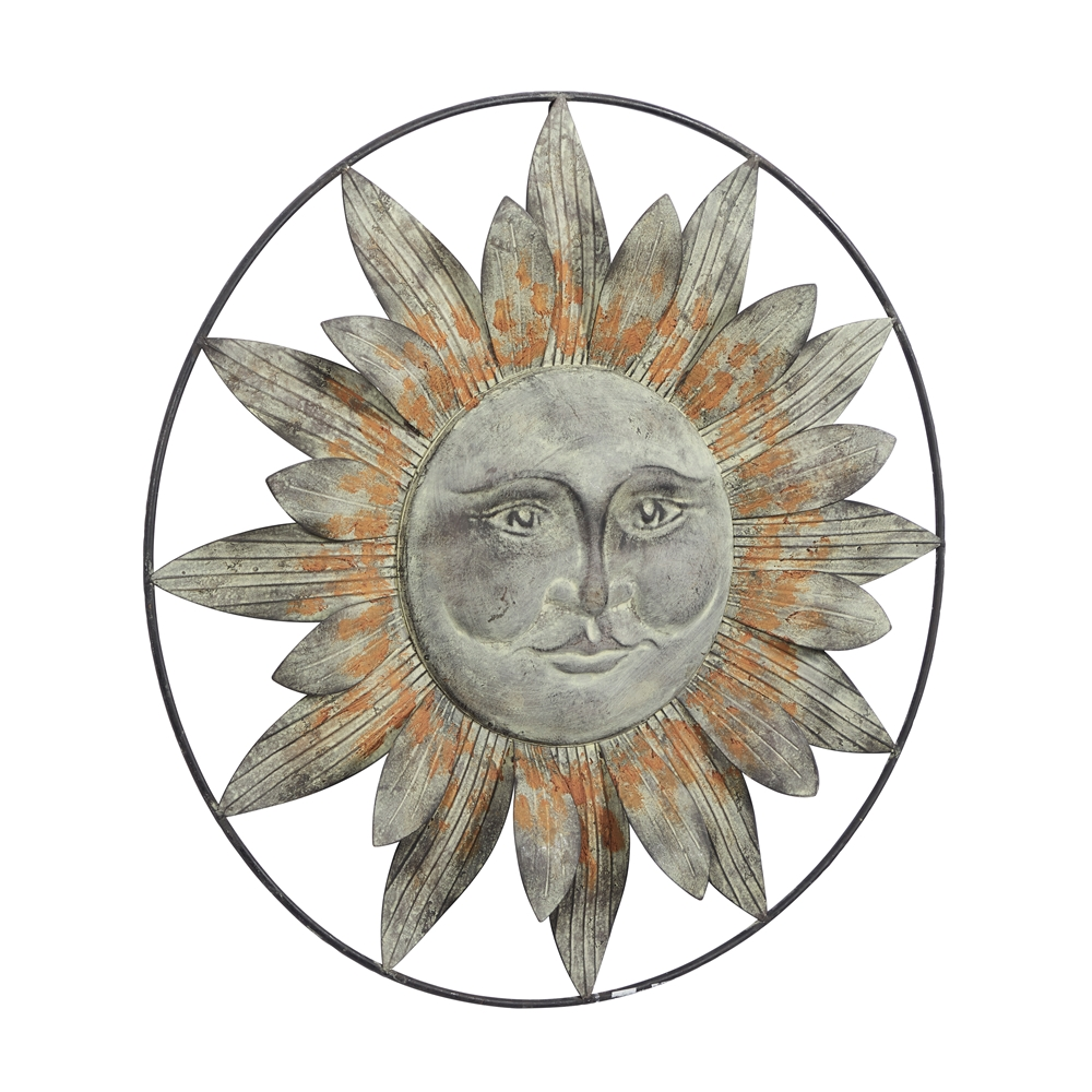 Grayson Lane 30-in Brown Metal Rustic Wall Decor 2 Grayson Lane 30-in Brown Metal Rustic Wall Decor - Image 2