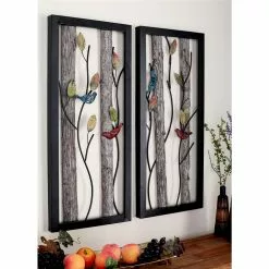 Grayson Lane 16-in X 36-in Black Tin Farmhouse Birds Wall Decor - Set Of 2 11 Grayson Lane 16-in X 36-in Black Tin Farmhouse Birds Wall Decor - Set Of 2 -GRAYSON LANE SHOP 330940714 AlternateImage3