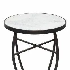 Grayson Lane 23-in X 16-in Cream Granite/Marble Round Accent Table 8 Grayson Lane 23-in X 16-in Cream Granite/Marble Round Accent Table -GRAYSON LANE SHOP 330940726 AlternateImage3